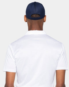 Blue Baseball Cap in Linen Silk | Filatori