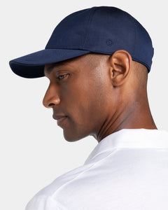 Blue Baseball Cap in Linen Silk | Filatori