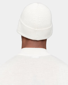 Pearl White Beanie in Cashmere Silk | Filatori