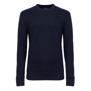 Blue Crewneck sweatshirt in double jersey Compact Cotton | Filatori