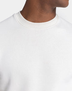 Natural White Crewneck sweatshirt in Cotton Cashmere | Filatori