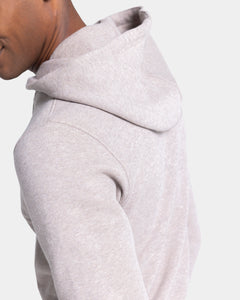 Sand Melange Hoodie in Cotton Cashmere | Filatori