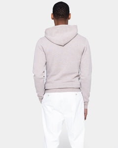 Sand Melange Hoodie in Cotton Cashmere | Filatori