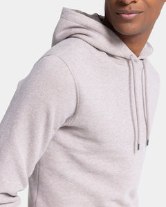 Sand Melange Hoodie in Cotton Cashmere | Filatori