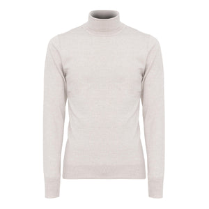 Sand Long Sleeve Turtleneck in Ultra-fine Merino wool Cashwool® | Filatori