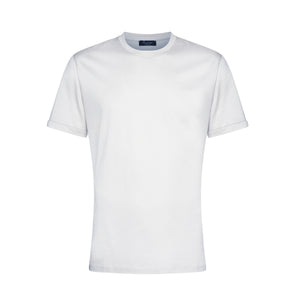 Pearl Grey Short Sleeve T-Shirt 100% Egyptian Cotton | Filatori 