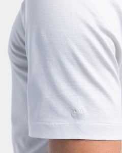 Pearl Grey Short Sleeve T-Shirt 100% Egyptian Cotton | Filatori 