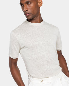 T shirt manica corta tinta unita Corda 100% Masters of Linen | Filatori