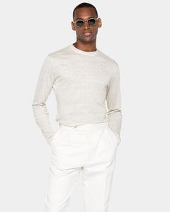 T shirt manica lunga tinta unita Corda 100% Masters of Linen | Filatori