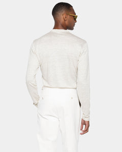 T shirt manica lunga tinta unita Corda 100% Masters of Linen | Filatori