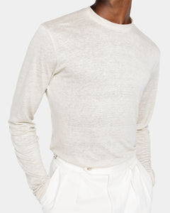 T shirt manica lunga tinta unita Corda 100% Masters of Linen | Filatori