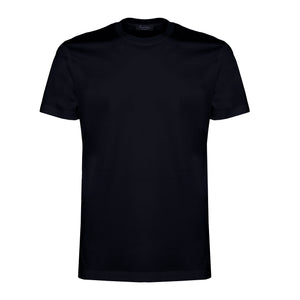 Black Short Sleeve T-Shirt 100% Ultra-fine Supima Cotton | Filatori 