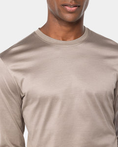 T shirt manica lunga tinta unita Talpa 100% Cotone egiziano | Filatori
