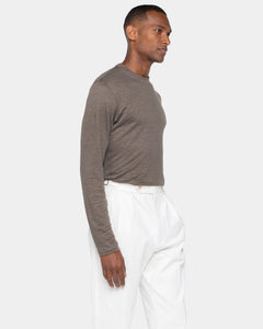 T shirt manica lunga tinta unita Talpa 100% Masters of Linen | Filatori