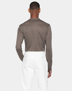 T shirt manica lunga tinta unita Talpa 100% Masters of Linen | Filatori
