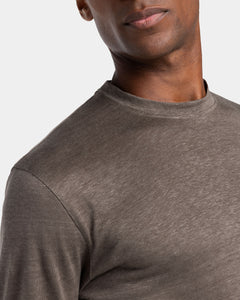 T shirt manica lunga tinta unita Talpa 100% Masters of Linen | Filatori